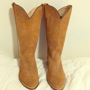 Authentic Leather Cowboy Boots